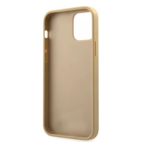 Guess Apple iPhone 12 Pro Max Iridescent Love hátlapvédő tok arany (GUHCP12LPUILGLG)