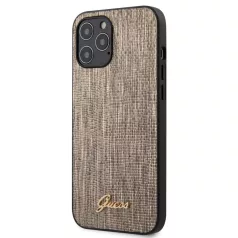   Guess Apple iPhone 12 Pro Max 2020 (6.7) Lizard hátlapvédő tok arany (GUHCP12LPCUMLLIGO)