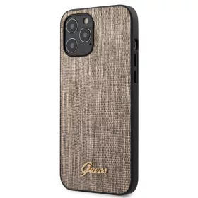   Guess Apple iPhone 12 Pro Max 2020 (6.7) Lizard hátlapvédő tok arany (GUHCP12LPCUMLLIGO)