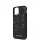 Guess Apple iPhone 12 Mini 2020 (5.4) Marble hátlapvédő tok fekete (GUHCP12SPCUMABK)