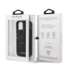 Guess Apple iPhone 12 Mini 2020 (5.4) Marble hátlapvédő tok fekete (GUHCP12SPCUMABK)