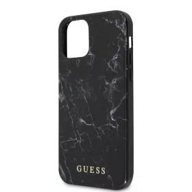   Guess Apple iPhone 12 Pro Max 2020 (6.7) Marble hátlapvédő tok fekete (GUHCP12LPCUMABK)
