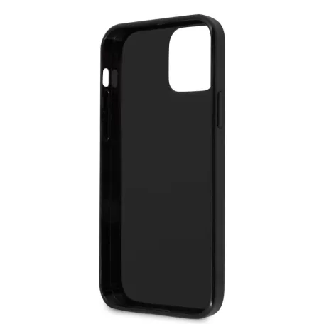 Guess Apple iPhone 12 Pro Max 2020 (6.7) Marble hátlapvédő tok fekete (GUHCP12LPCUMABK)