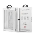 Guess Apple iPhone 12 Mini 2020 (5.4) Marble hátlapvédő tok fehér (GUHCP12SPCUMAWH)