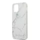 Guess Apple iPhone 12 / 12 Pro 2020 (6.1) Marble hátlapvédő tok fehér (GUHCP12MPCUMAWH)