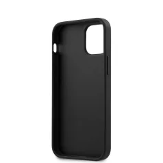   Karl Lagerfeld Apple iPhone 12 Mini 2020 (5.4) Saffiano Iconic hátlapvédő tok fekete (KLHCP12SIKMSBK)