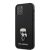 Karl Lagerfeld Apple iPhone 12 Pro Max 2020 (6.7) Saffiano Iconic hátlapvédő tok fekete (KLHCP12LIKMSBK)