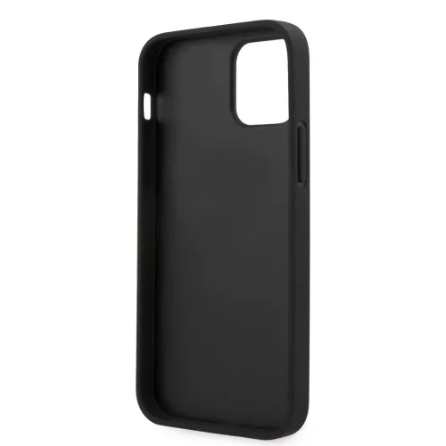 Karl Lagerfeld Apple iPhone 12 Pro Max 2020 (6.7) Saffiano Iconic hátlapvédő tok ezüst (KLHCP12LIKMSSL)