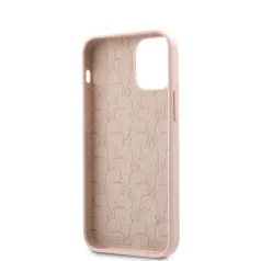   Karl Lagerfeld Apple iPhone 12 Mini 2020 (5.4) hátlapvédő tok light pink (KLHCP12SSLKHLP)