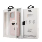 Karl Lagerfeld Apple iPhone 12 / 12 Pro 2020 (6.1) hátlapvédő tok light pink (KLHCP12MSLKHLP)