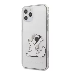   Karl Lagerfeld Apple iPhone 12 / 12 Pro 2020 (6.1) Fun Choupette hátlapvédő tok átlátszó (KLHCP12MCFNRC)
