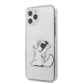   Karl Lagerfeld Apple iPhone 12 / 12 Pro 2020 (6.1) Fun Choupette hátlapvédő tok átlátszó (KLHCP12MCFNRC)