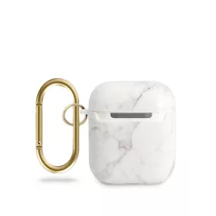   Guess Apple AirPods 1 / 2 szilikon tok fehér (GUACA2TPUMAWH)