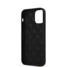Guess Apple iPhone 12 Mini 2020 (5.4) Metal Triangle hátlapvédő tok fekete (GUHCP12SLSTMBK)
