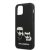 Karl Lagerfeld & Choupette Apple iPhone 12 / 12 Pro 2020 (6.1) hátlapvédő tok fekete (KLHCP12MPCUSKCBK)