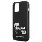 Karl Lagerfeld and Choupette Apple iPhone 12 Pro Max 2020 (6.7) hátlapvédő tok fekete (KLHCP12LPCUSKCBK)
