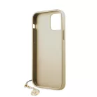 Guess Apple iPhone 12 Mini 2020 (5.4) 4G Charms hátlapvédő tok szürke (GUHCP12SGF4GGR)