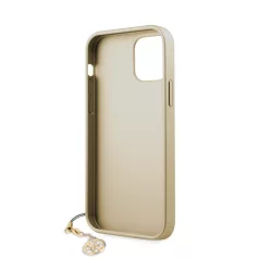   Guess Apple iPhone 12 Mini 2020 (5.4) 4G Charms hátlapvédő tok szürke (GUHCP12SGF4GGR)
