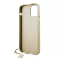  Guess Apple iPhone 12 / 12 Pro 2020 (6.1) 4G Charms hátlapvédő tok szürke (GUHCP12MGF4GGR)