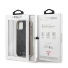 Guess Apple iPhone 12 / 12 Pro 2020 (6.1) 4G Charms hátlapvédő tok szürke (GUHCP12MGF4GGR)