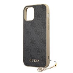  Guess Apple iPhone 12 Pro Max 2020 (6.7) Charms Hard Case hátlapvédő tok szürke (GUHCP12LGF4GGR)