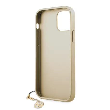 Guess Apple iPhone 12 Pro Max 2020 (6.7) Charms Hard Case hátlapvédő tok szürke (GUHCP12LGF4GGR)