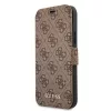 Guess Apple iPhone 12 Pro Max 2020 (6.7) oldalra nyíló könyv tok barna (GUFLBKSP12L4GB)