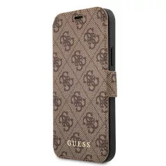   Guess Apple iPhone 12 Pro Max 2020 (6.7) oldalra nyíló könyv tok barna (GUFLBKSP12L4GB)