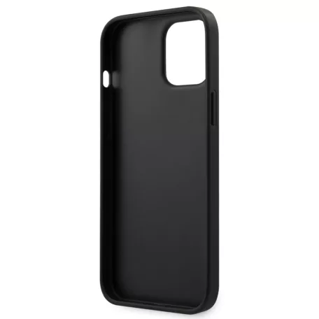 Karl Lagerfeld Apple iPhone 12 Pro Max 2020 (6.7) Glitter Head hátlapvédő tok fekete (KLHCP12LGLBK)