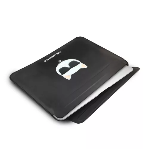 Karl Lagerfeld Choupette Apple MacBook Air/Pro bőr tok fekete (KLCS133CHBK)