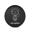 Karl Lagerfeld Apple Airpods Pro szilikon tok fekete külső akkumulátorral (KLBPPBOAPK)