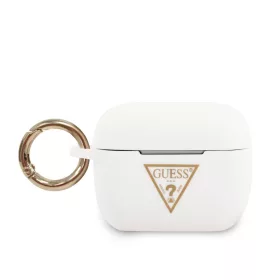 Guess Apple AirPods Pro szilikon tok fehér (GUACAPLSTLWH)