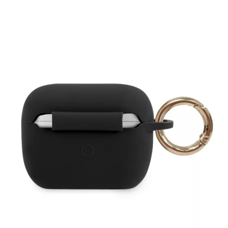 Guess Apple AirPods Pro szilikon tok fekete (GUACAPLSTLBK)