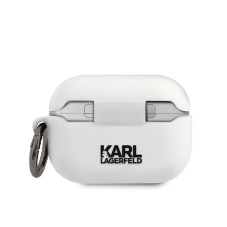 Karl Lagerfeld Apple Airpods Pro szilikon tok fehér (KLACAPSILGLWH)