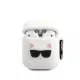 Karl Lagerfeld Choupette Apple AirPods 1/2 szilikon tok fehér (KLACA2SILCHWH)