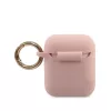 Guess Apple AirPods 1 / 2 szilikon tok pink (GUACA2LSTLPI)