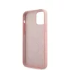 Guess Apple iPhone 12 Mini 2020 (5.4) Silicone Vintage Green Script hátlapvédő tok pink (GUHCP12SLSVSPG)
