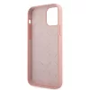 Guess Apple iPhone 12 Pro Max 2020 (6.7) Silicone Vintage Green Script hátlapvédő tok pink (GUHCP12LLSVSPG)