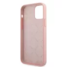 Guess Apple iPhone 12 Pro Max 2020 (6.7) Silicone Vintage Green Script hátlapvédő tok pink (GUHCP12LLSVSPG)