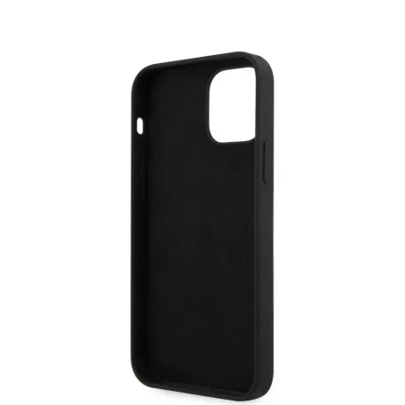 Guess Apple iPhone 12 Mini 2020 (5.4) hátlapvédő tok fekete (GUHCP12SLSVSBW)