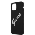 Guess Apple iPhone 12 / 12 Pro 2020 (6.1) hátlapvédő tok fekete (GUHCP12MLSVSBW)
