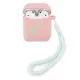 Guess Apple AirPods 1 / 2 szilikon tok pink (GUACA2LSVSPG)