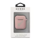 Guess Apple AirPods 1 / 2 szilikon tok pink (GUACA2LSVSPG)