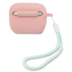 Guess Apple AirPods Pro szilikon tok pink (GUACAPLSVSPG)