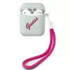 Guess Apple AirPods 1 / 2 szilikon tok kék (GUACA2LSVSBF)