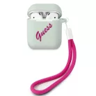 Guess Apple AirPods 1 / 2 szilikon tok kék (GUACA2LSVSBF)