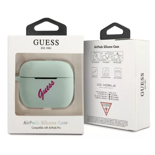 Guess Apple AirPods Pro szilikon tok kék (GUACAPLSVSBF)