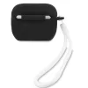 Guess Apple AirPods Pro szilikon tok fekete (GUACAPLSVSBW)