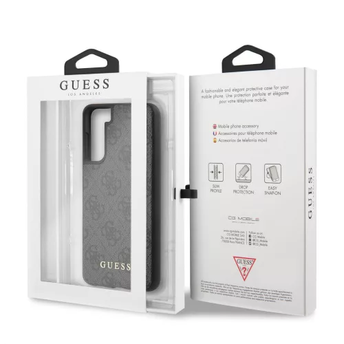 Guess Samsung G995 Galaxy S21 Plus (2021) hátlapvédő tok szürke (GUHCS21MG4GFGR)