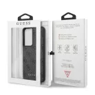 Guess Samsung G998 Galaxy S21 Ultra (2021) hátlapvédő tok szürke (GUHCS21LG4GFGR)